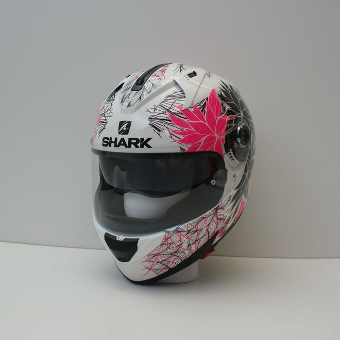 Каска за мотор SHARK RIDILL NELUM White/Black/Violet