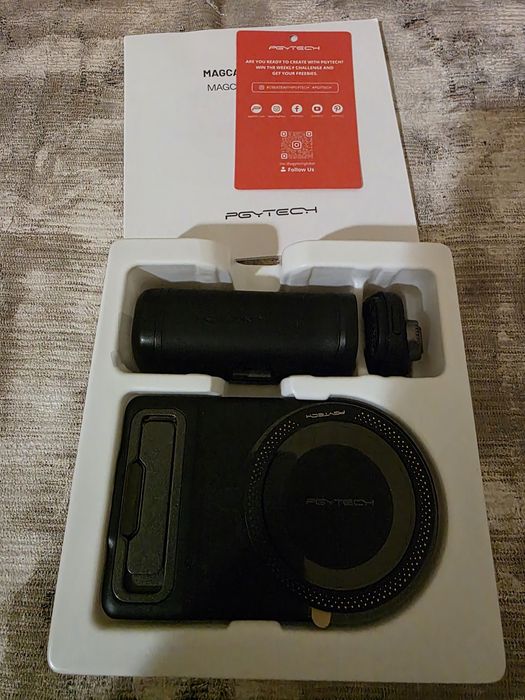 Suport pentru telefon PGYTech MagCam cu baterie externa incorporata, 3