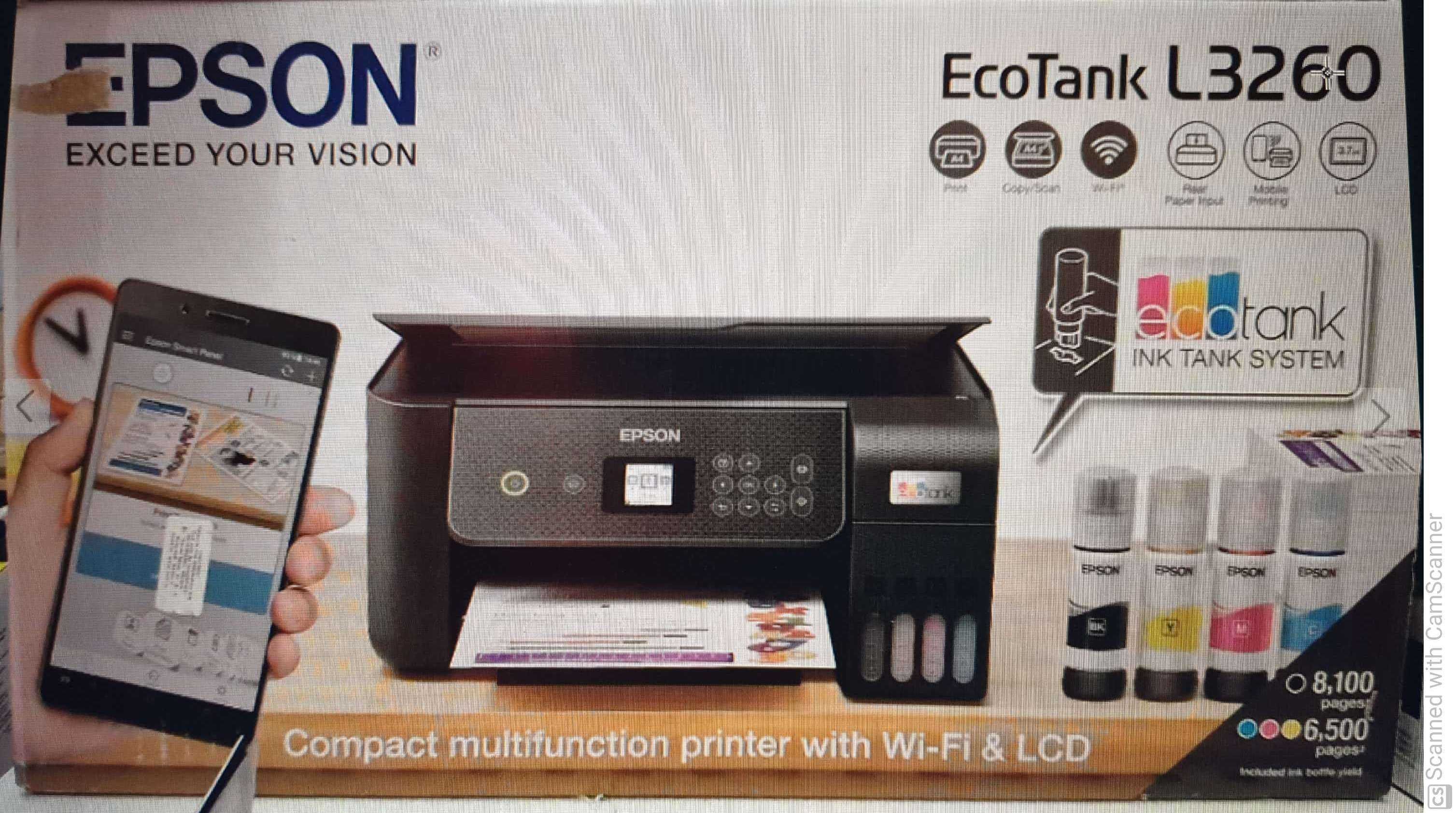 Imprimanta EPSON L3260 sigilata cu CISS