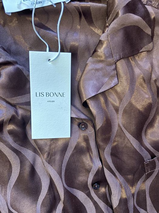 Дамска атласна риза