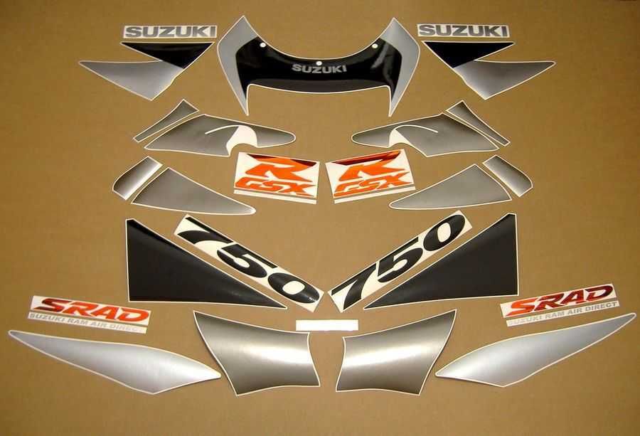 Стикери Сузуки GSXR 750 Srad 1996г.-1999г. Suzuki лепенки срад 1998