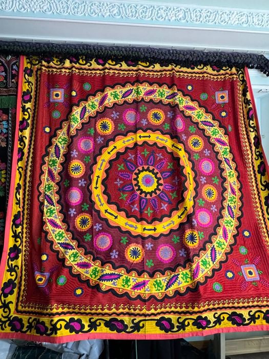 Сюзане, сузана, палак шёлк, suzani pattern, silk embroidery