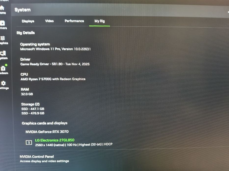 Calculator gaming Ryzen 32 gb ssd RTX 3070