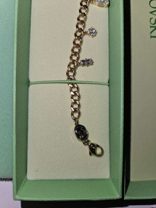 Brățară swarovski- metal placat cu aur