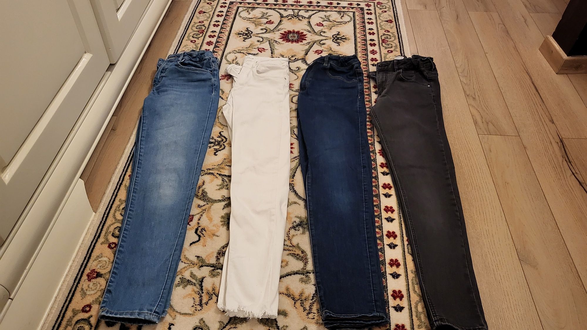 Blugi/ Jeans Zara copii/fete  11-12 ani  152 cm, 4 perechi