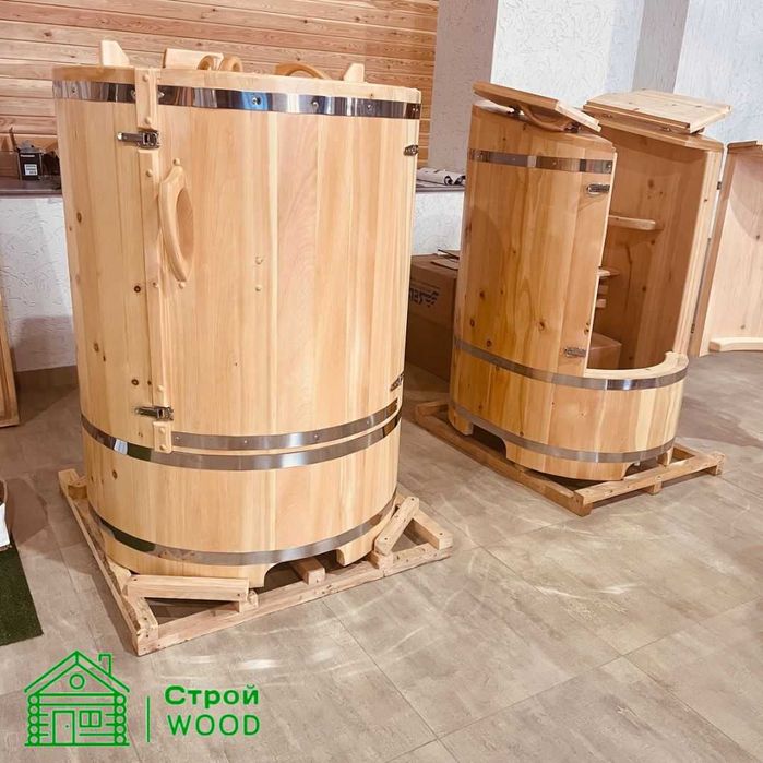 Кедровая Фитобочка, Мини-парная, бани-бочки, вагонка,брусок