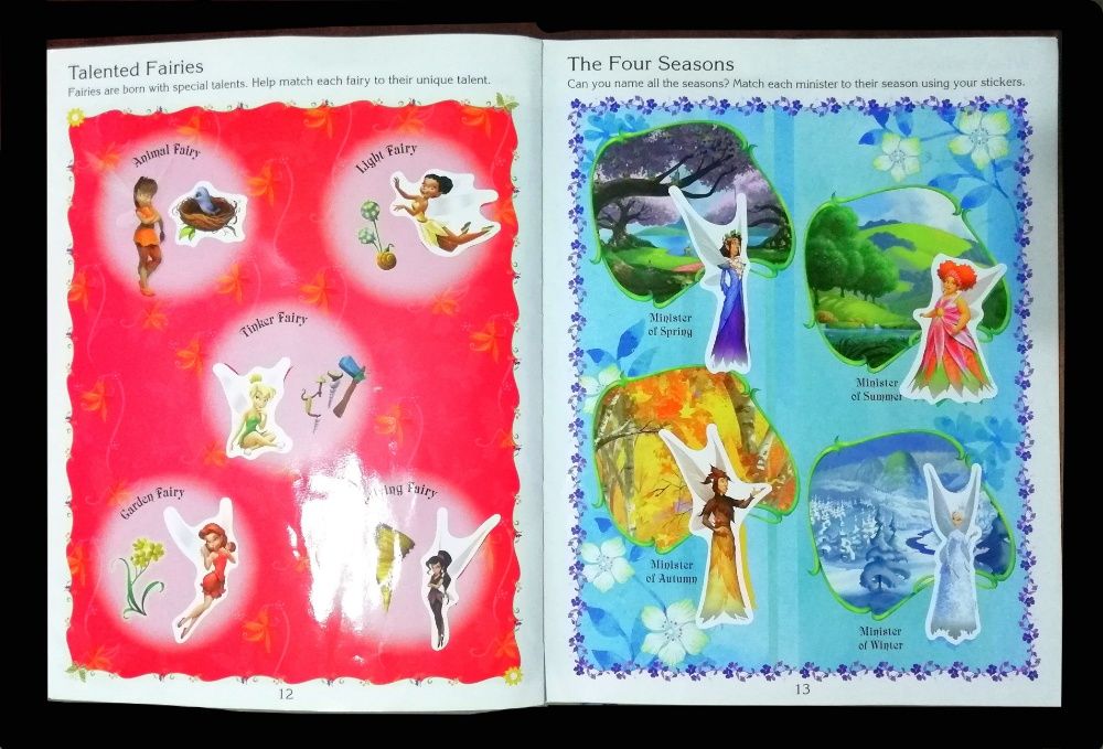 Disney sticker book - Treasury -  activitati copii, engleza, zane