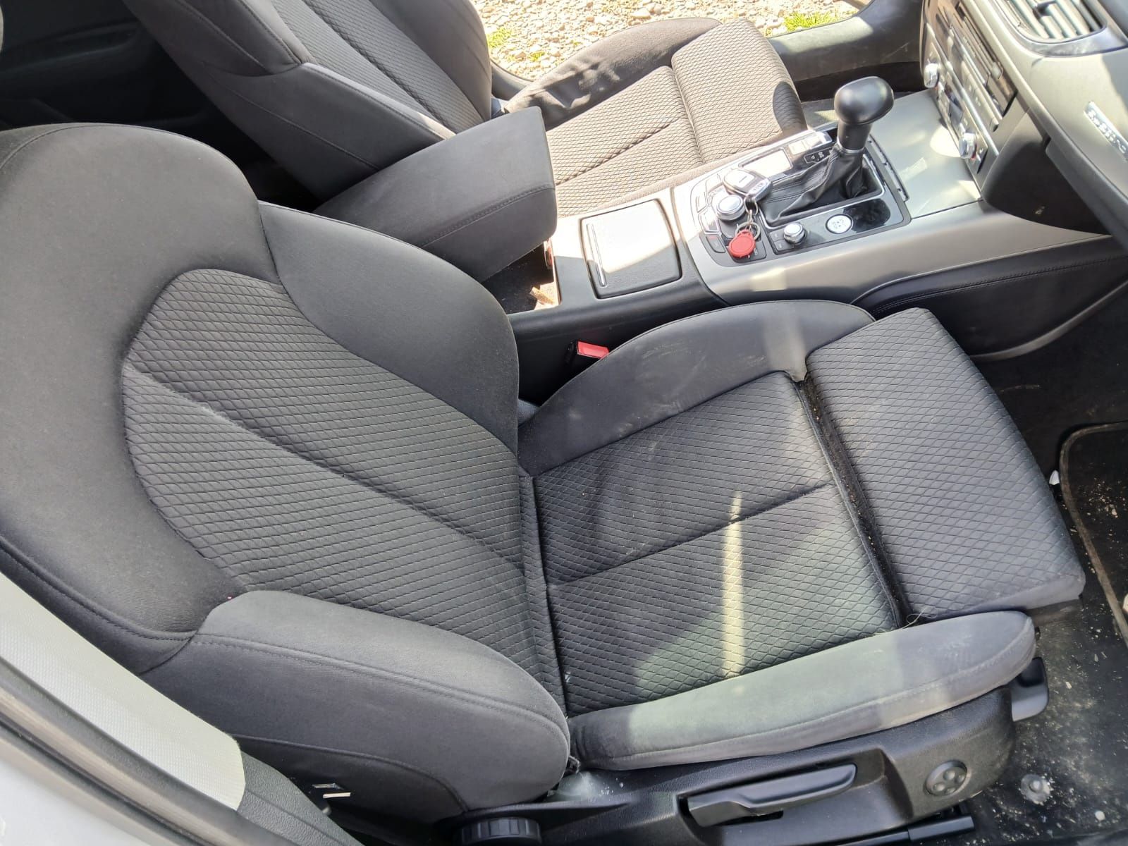 Interior sport textil cu încălzire scaune bancheta audi a6 c7 4g