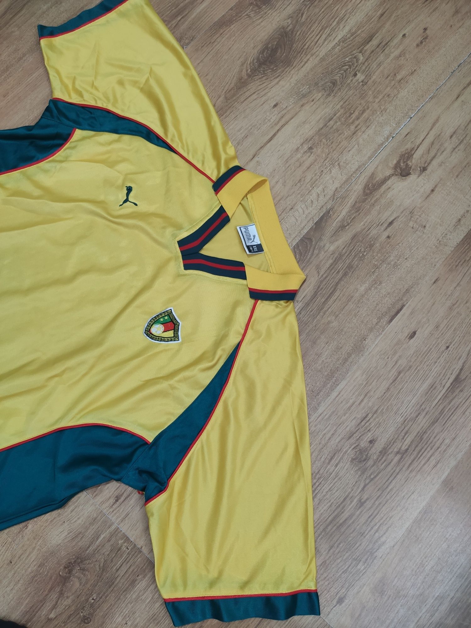 Tricou vintage Puma Naționala Camerun anii 90 mărimea XXL