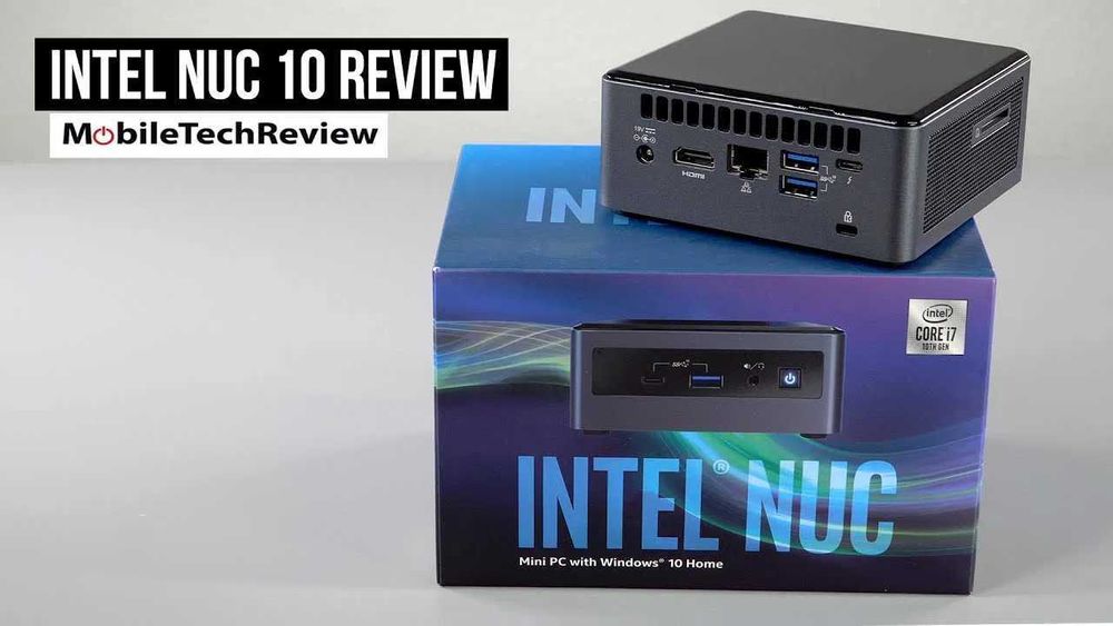 MiNi PC intel NUC10FNK intel Core i3-10110U озу16гб 128 ssd+500