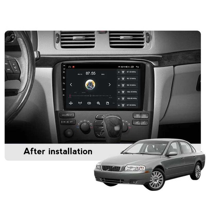 Navigatie Dedicata Volvo S80 (1998-2006), 9Inch, Bluetooth, Carplay
