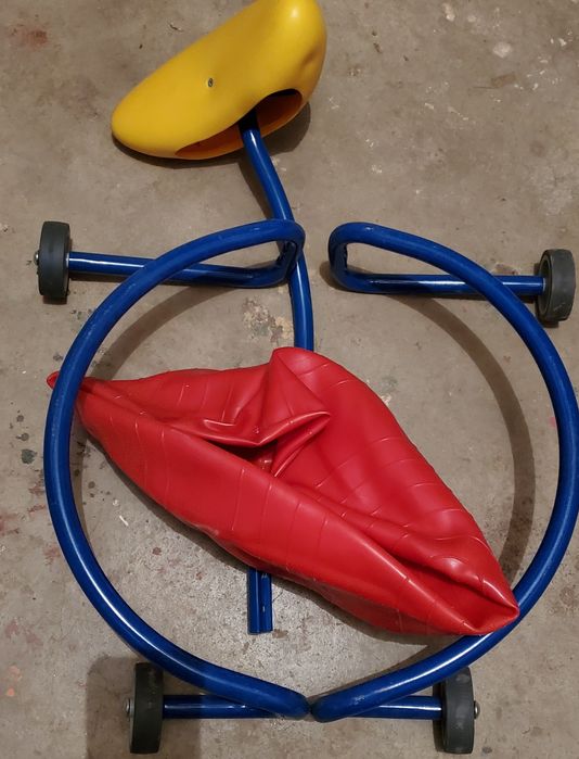 Scaun cu minge mare cauciuc pe roti pozitii dinamice si sănătoase jun.