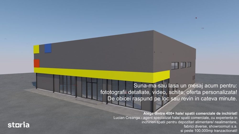 Hala/ spatiu 593mp - Rond Uricani