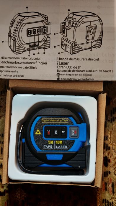 Ruletă pentru măsurat digitală 5