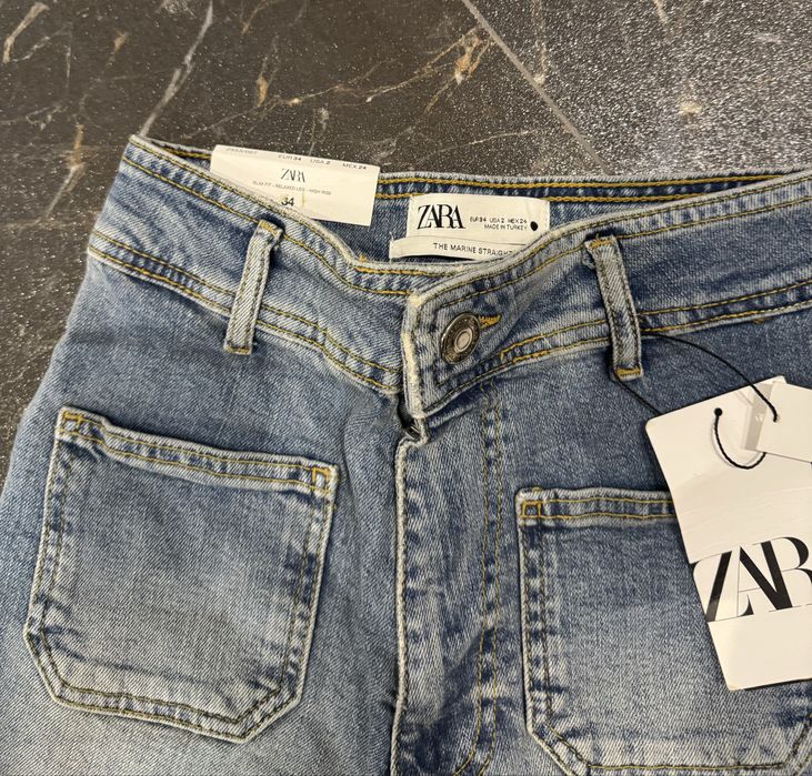 Дамски дънки Zara- с етикет