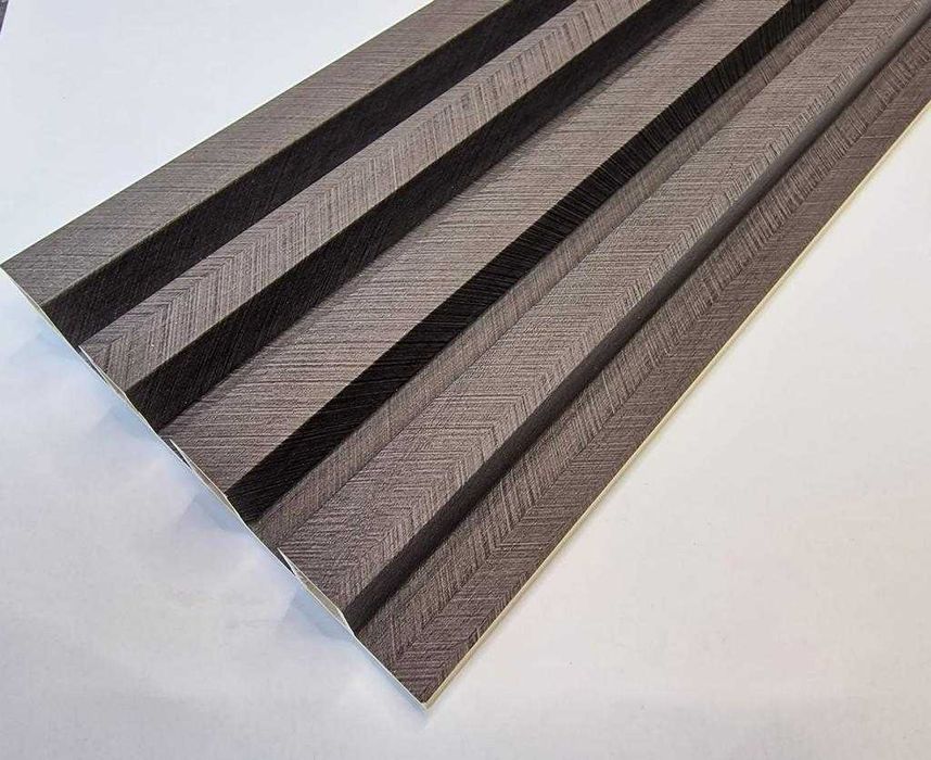 Panouri riflate | Riflaje decorative GRI WPC nuante de stejar sau uni