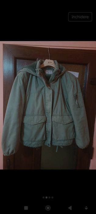 Geacă Jachetă iarnă îmblănită Eur M/ 38