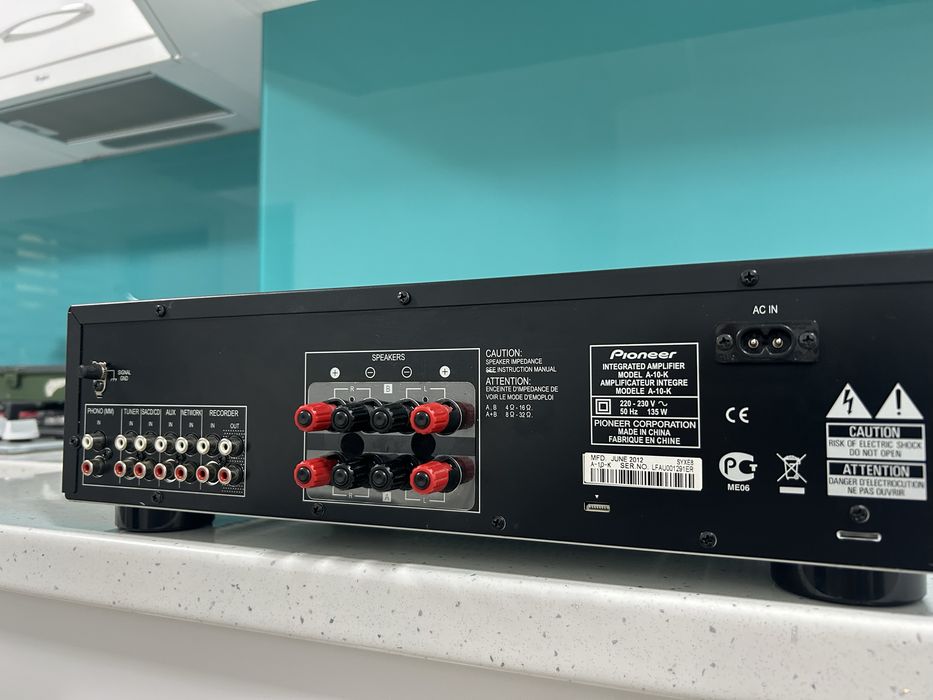 Pioneer A10-K amplificator si 3 sateliti tannoy sfx
