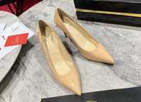 Pantofi Christian Louboutin Kate Nude, marimi 35-40, sandale Premium