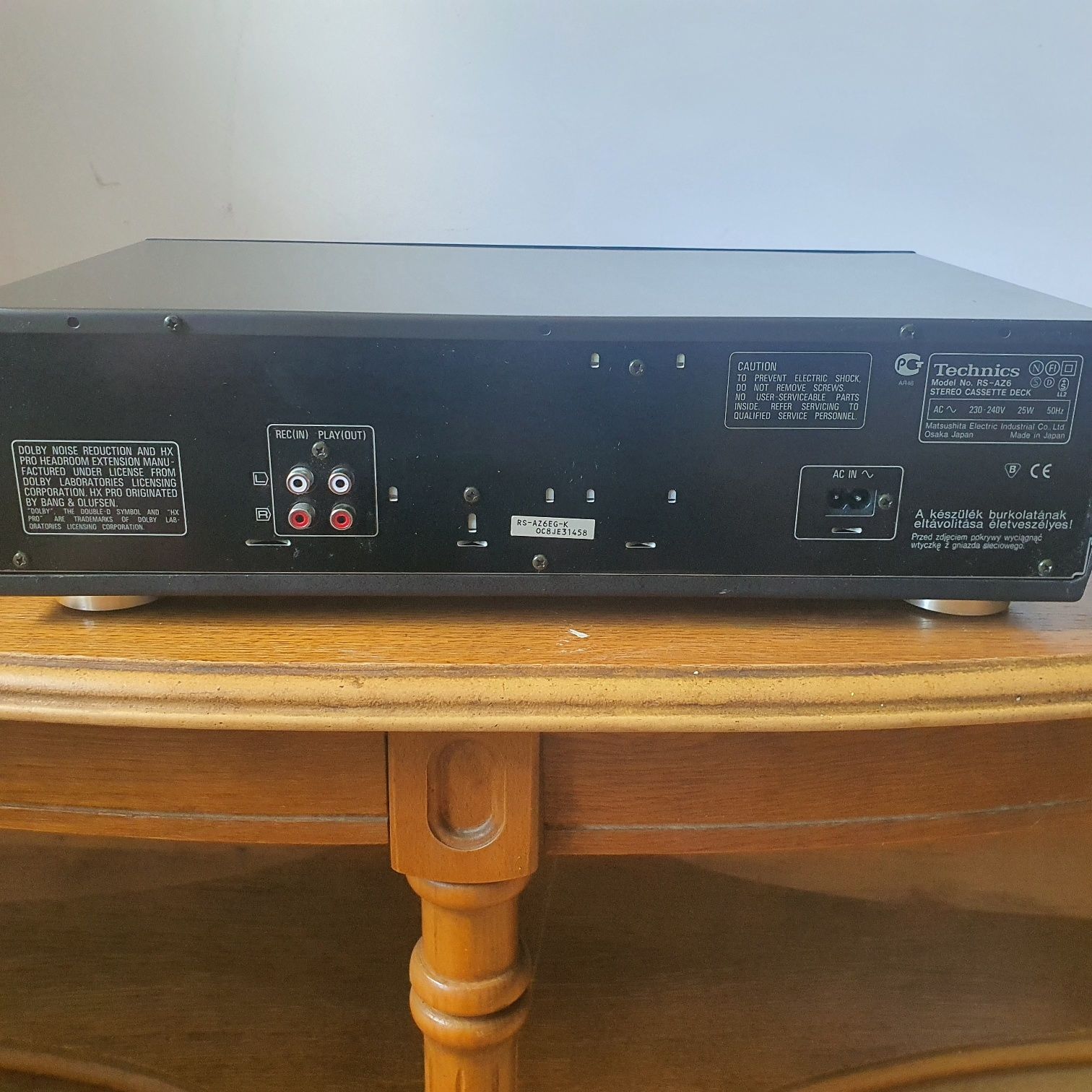 Casetofon Technics RS-AZ6