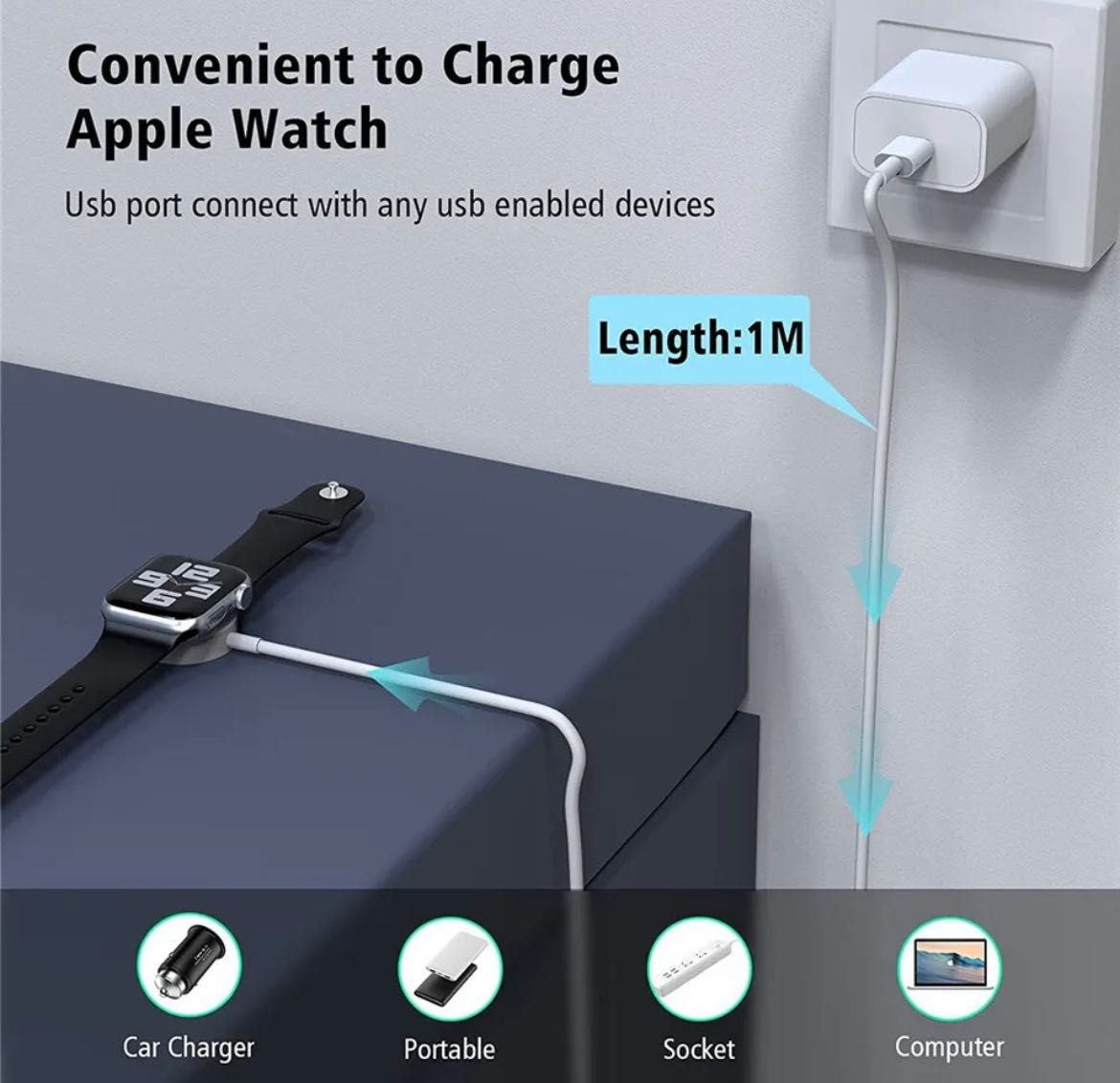 Cablu incarcare Apple Watch USB-C Nou