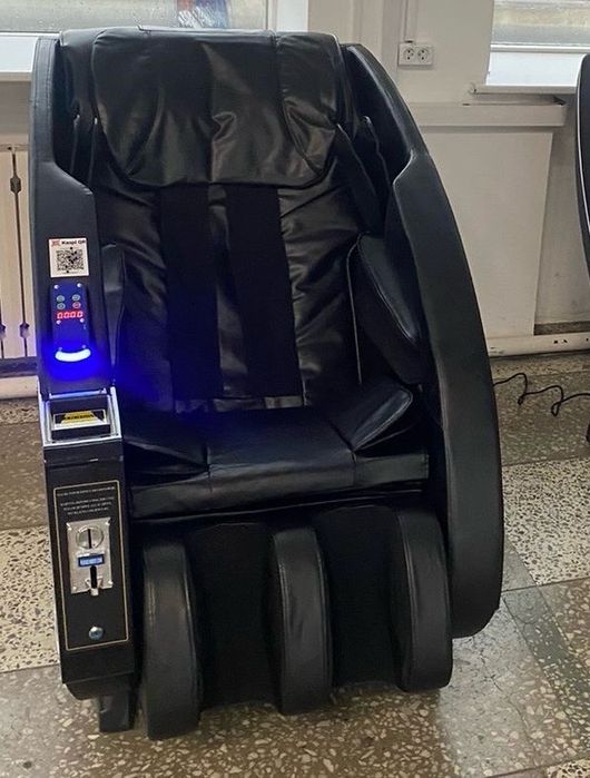 Массажное кресло вендинговое новое с системой QR