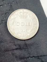 Moneda 100 lei regele miahi I 1943