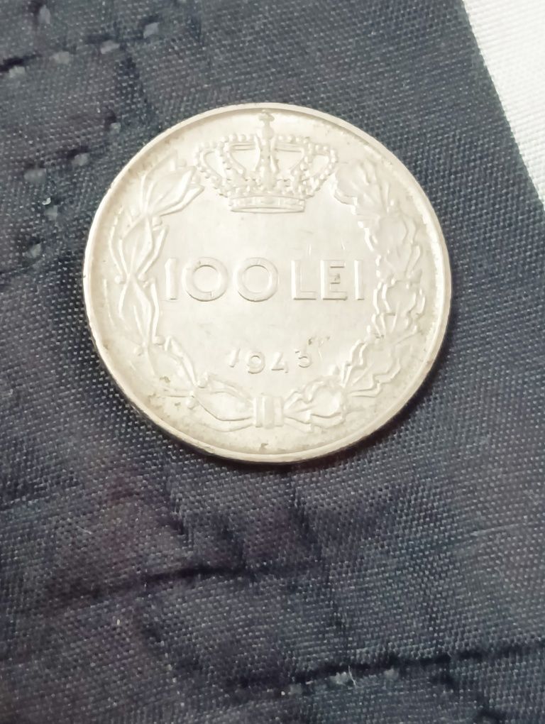 Moneda 100 lei regele miahi I 1943