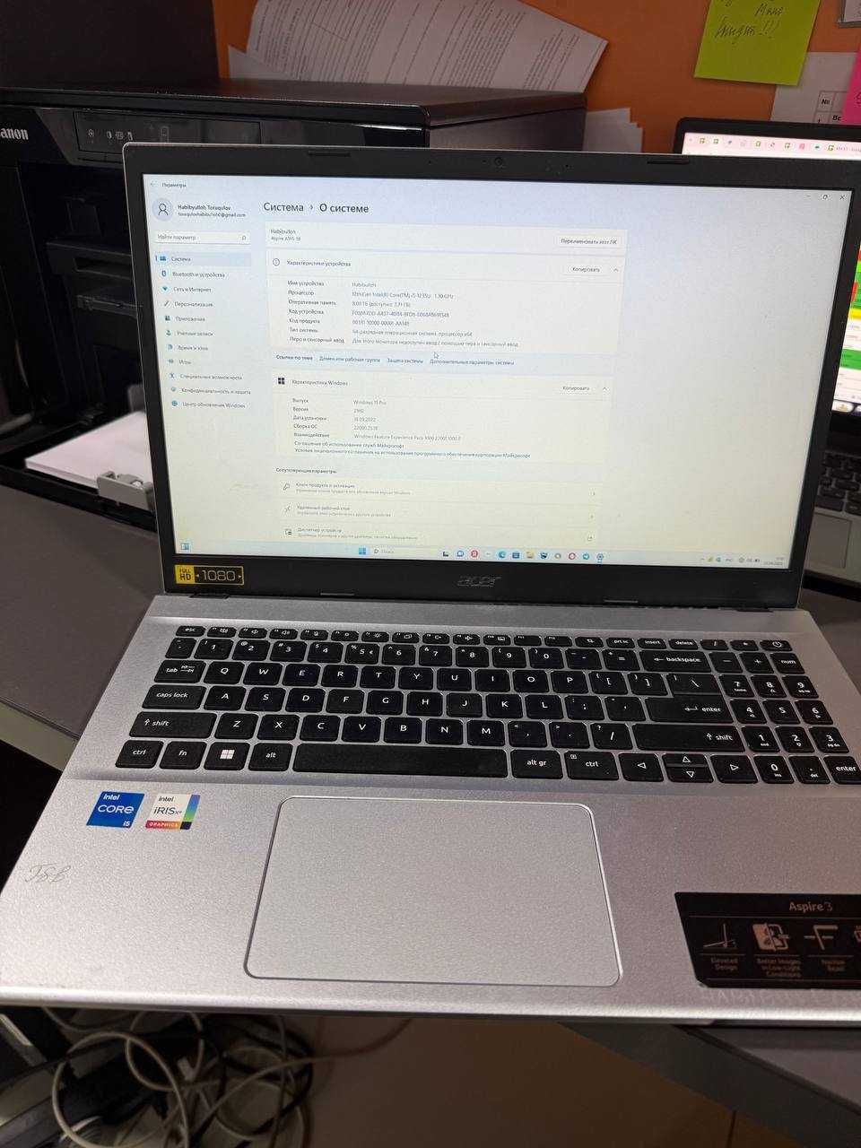 Ноутбук Acer Aspire 3