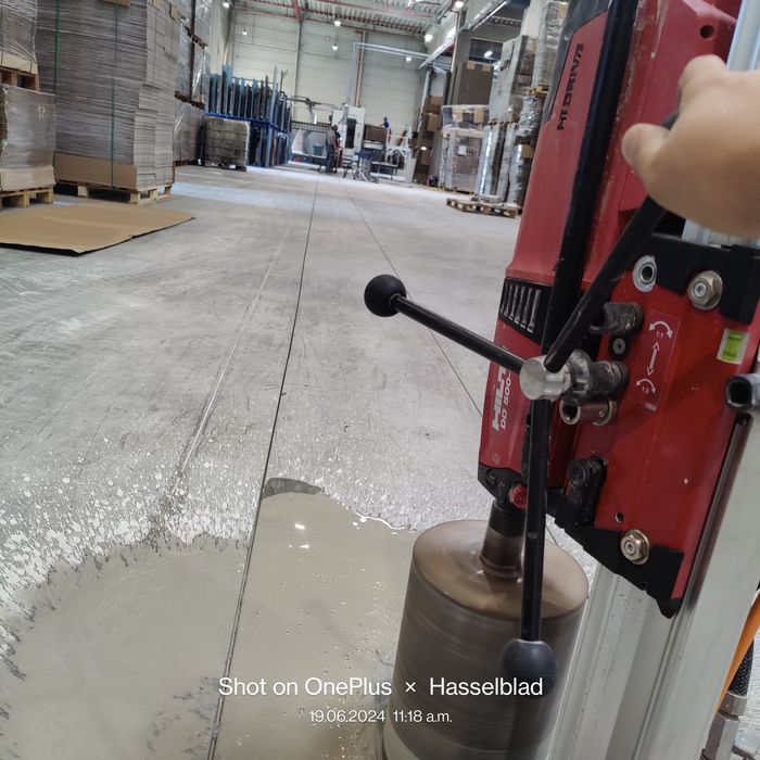 Taiere beton, carotare beton, gauri ventilatie, taiere placa beton