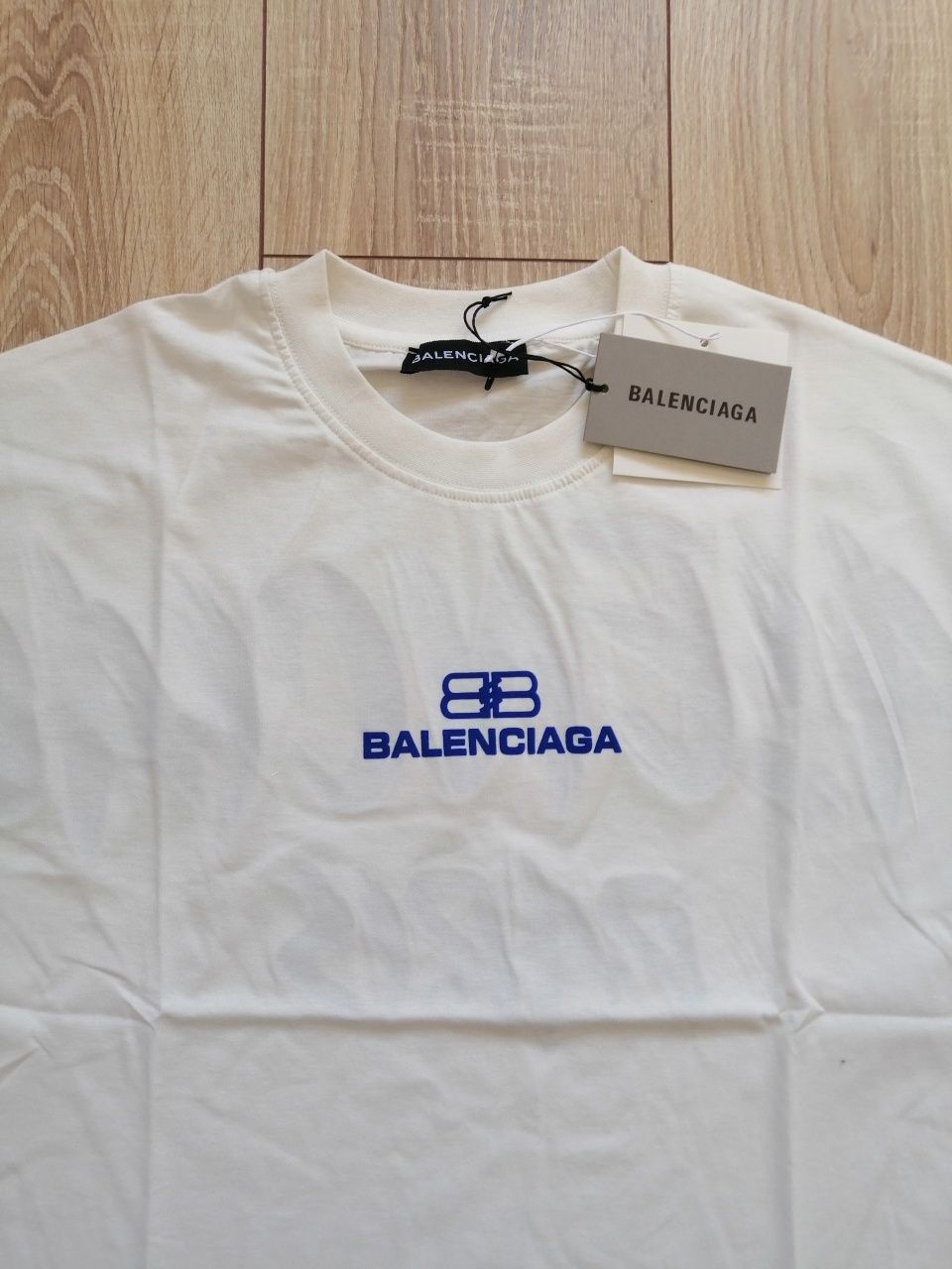 Balenciaga мъжки тениски в бял и черен цвят M XXL