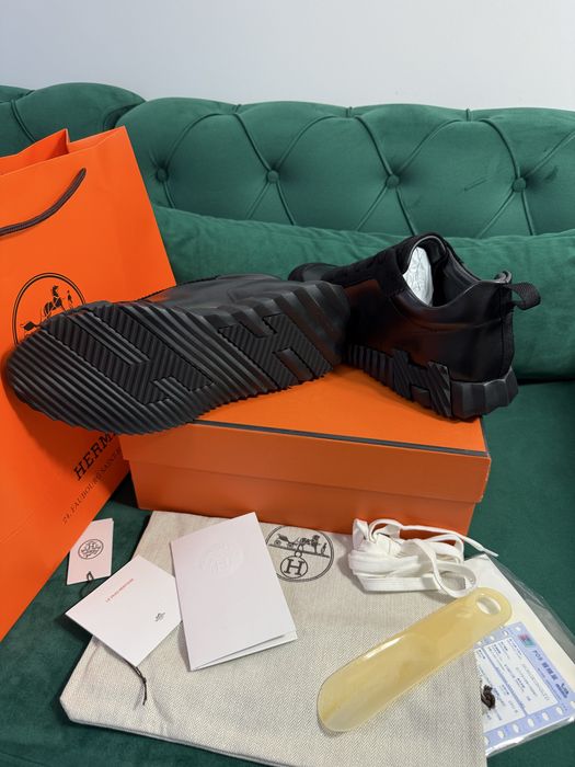 Adidasi Hermes piele naturala 100% Full Box colectie noua