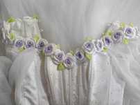 Rochie de mireasa flori fantezie