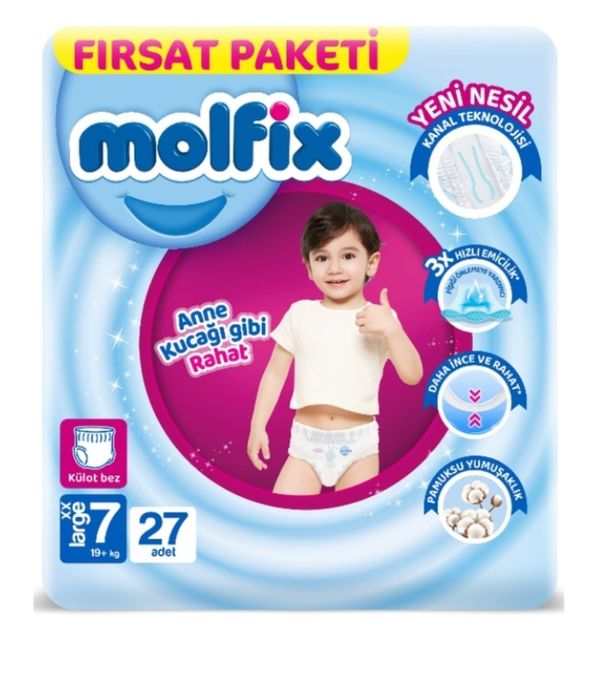 Подгузники-трусики Molfix XXL