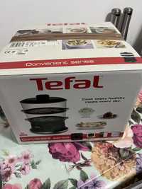 Aparat de gatit cu aburi Tefal VC140131, 900 W, 6 l, Negru