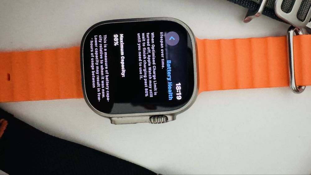 Apple Watch Ultra 1 GPS+ Cellular , 49mm, baterie 98%, cutie+accesorii