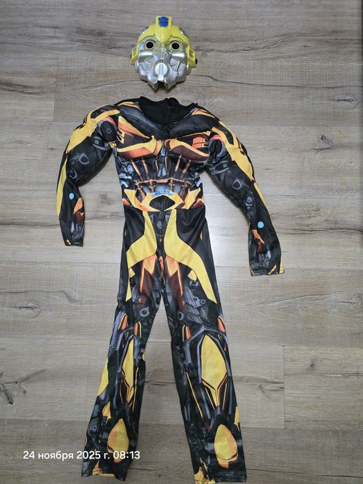 Новогодний костюм трансформер Бамблби.  Б/у