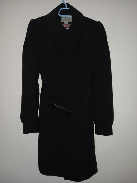 Palton negru elegant H&M – mărimea S 36