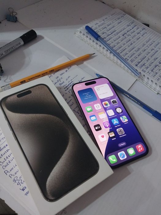 Iphone 15 pro battery 86% xotirasi 256 region J/A sim-karta ketadi