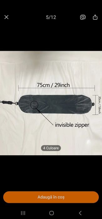 Economisiti € !!! Perna gât cu depozitare (fermoar) !!!