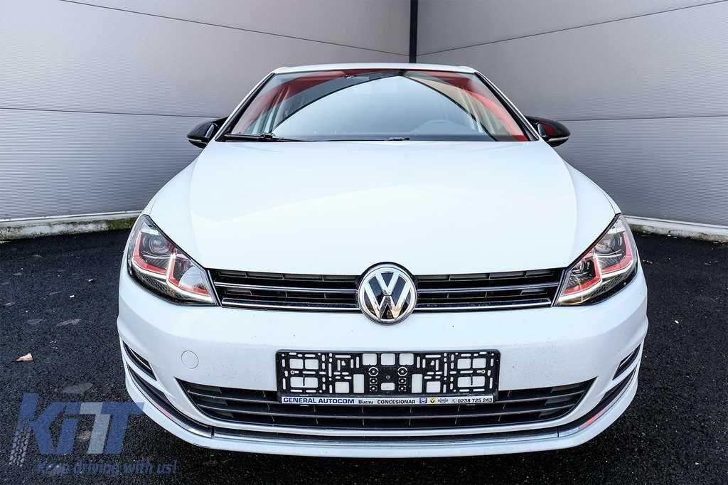 Promo Faruri LED VW Golf 7 (2012-2017) Rosu Semnalizare Dinamica