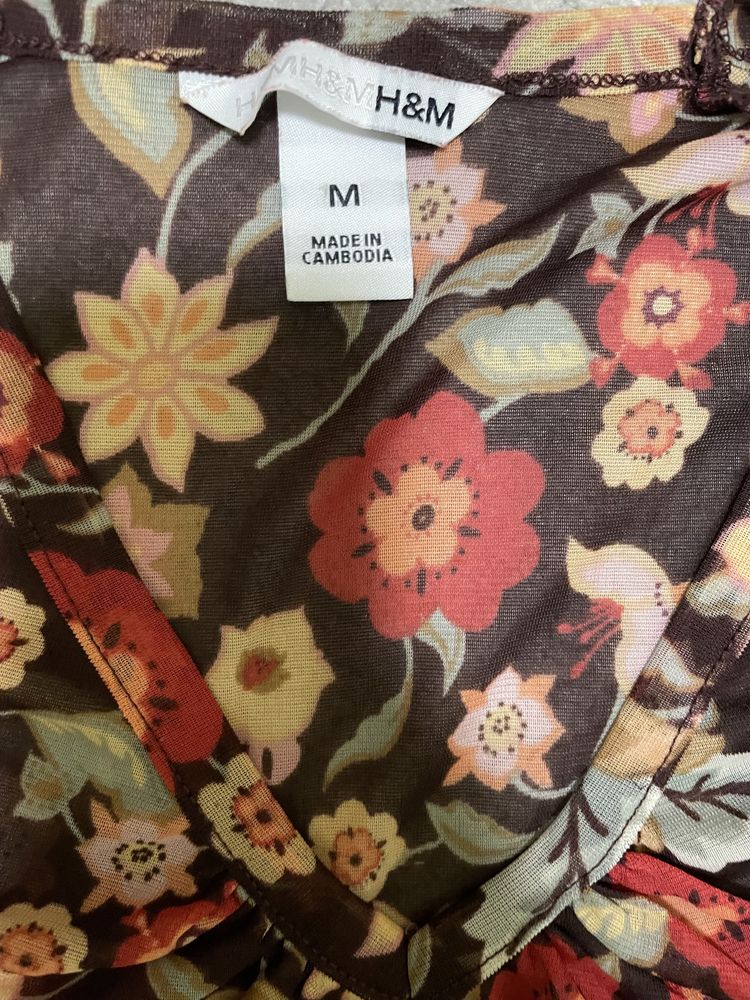 Bluza cu imprimeu floral, H&M