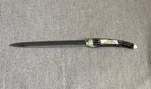 Cutit cu lama dubla de 15 cm - vechi - colectie - cadou
