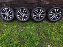 Jante bicolore oxxo R16 +cauciucuri de vara 205 55 16 Dunlop