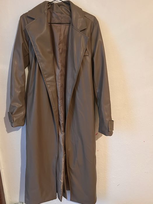 Кожено палто