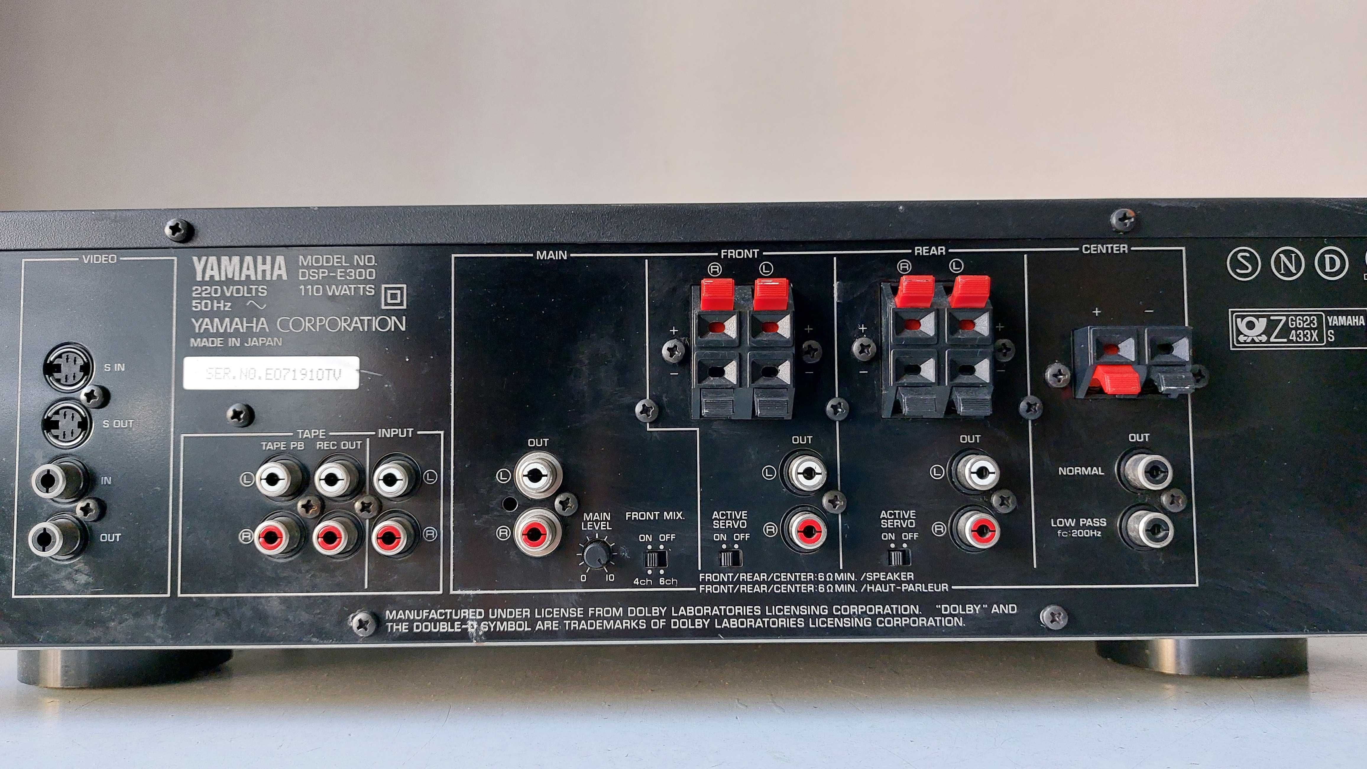 Yamaha DSP E300 natural sound field procesor muzica sunet muzica filme