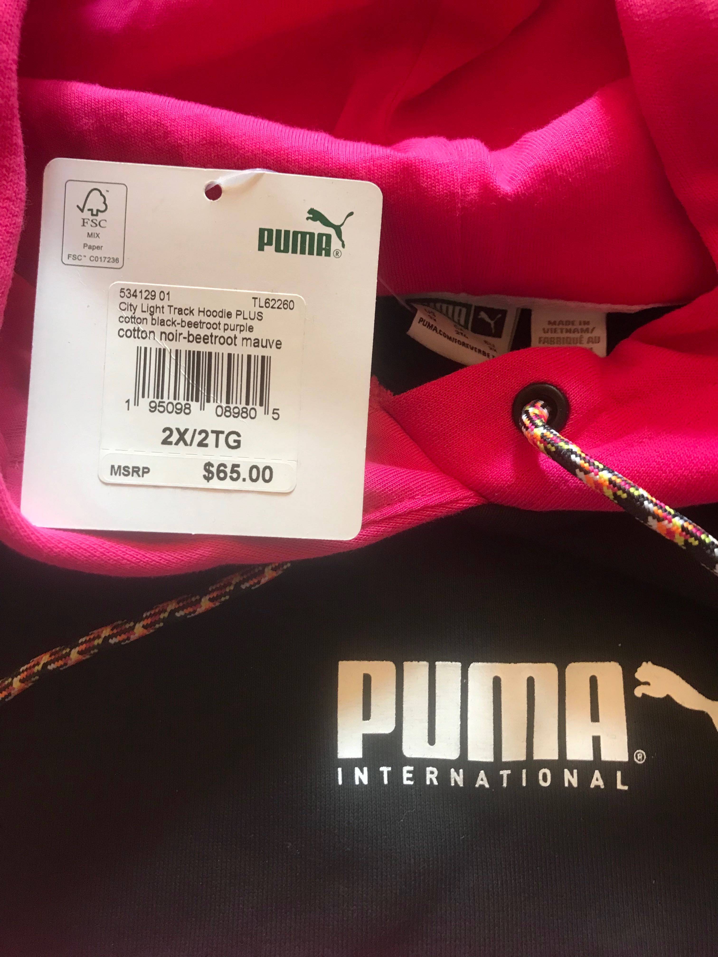 PUMA. Толстовка-худи colourblock