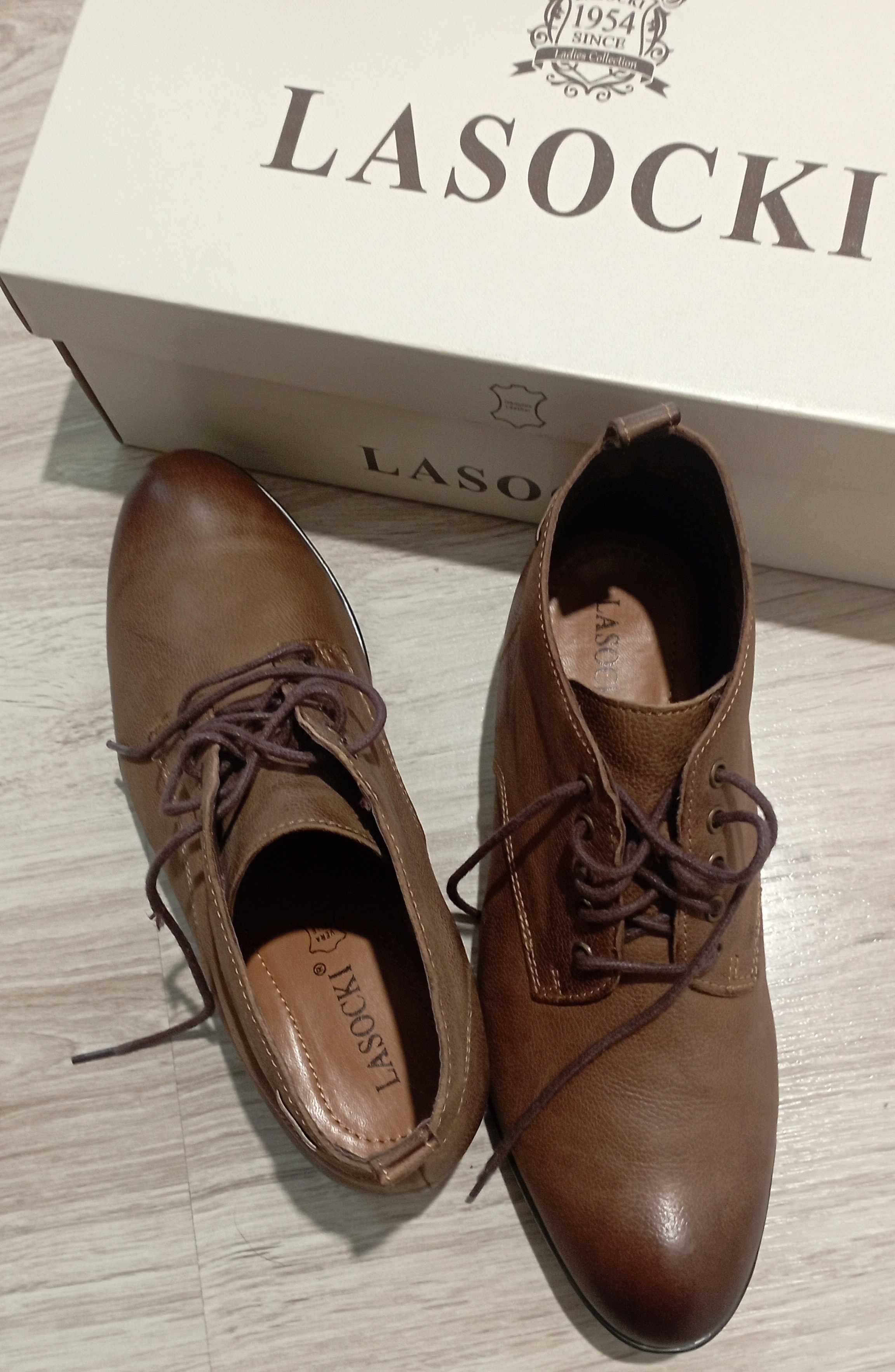 Дамски пролетно есенни обувки естествена кожа 38 номер на LASOCKI