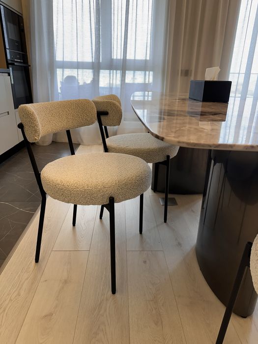 Set 6 Scaune Boucle living modern/ minimalist