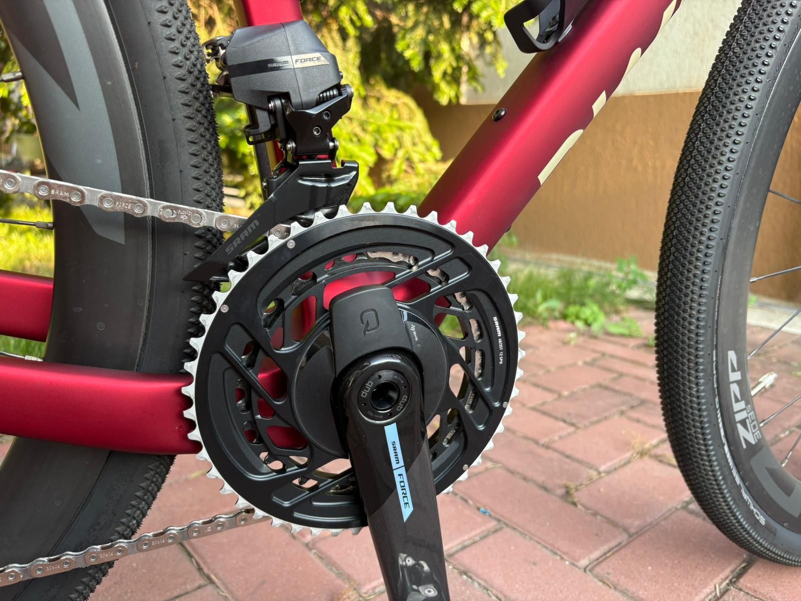 Gravel/cursiera disc carbon NOUĂ /Sram Force AXS 2x12 viteze/roti Zipp